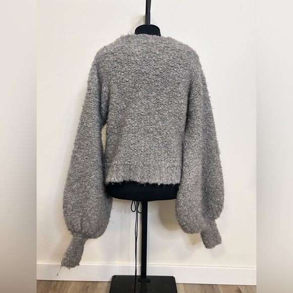 ◾️C/Meo Collective Saturate Balloon Sleeve Wool Blend Sweater - Picture 9 of 11